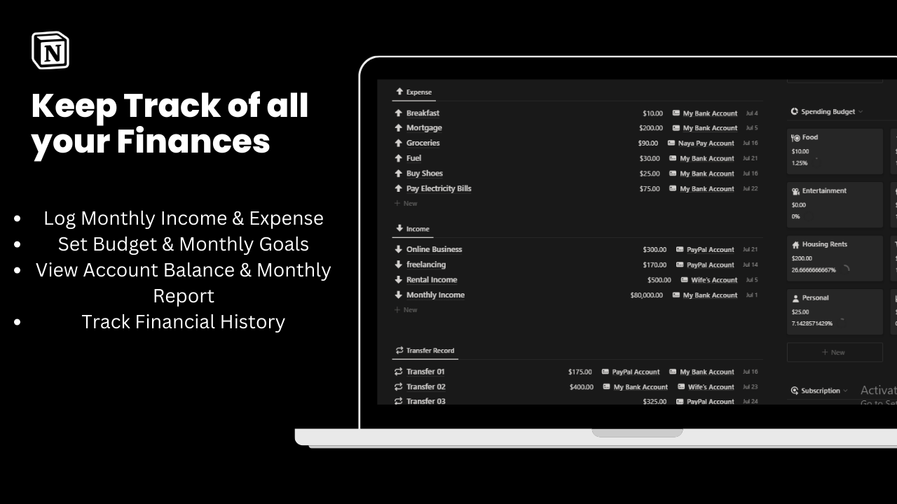The Finance Tracker 2.0 media 1