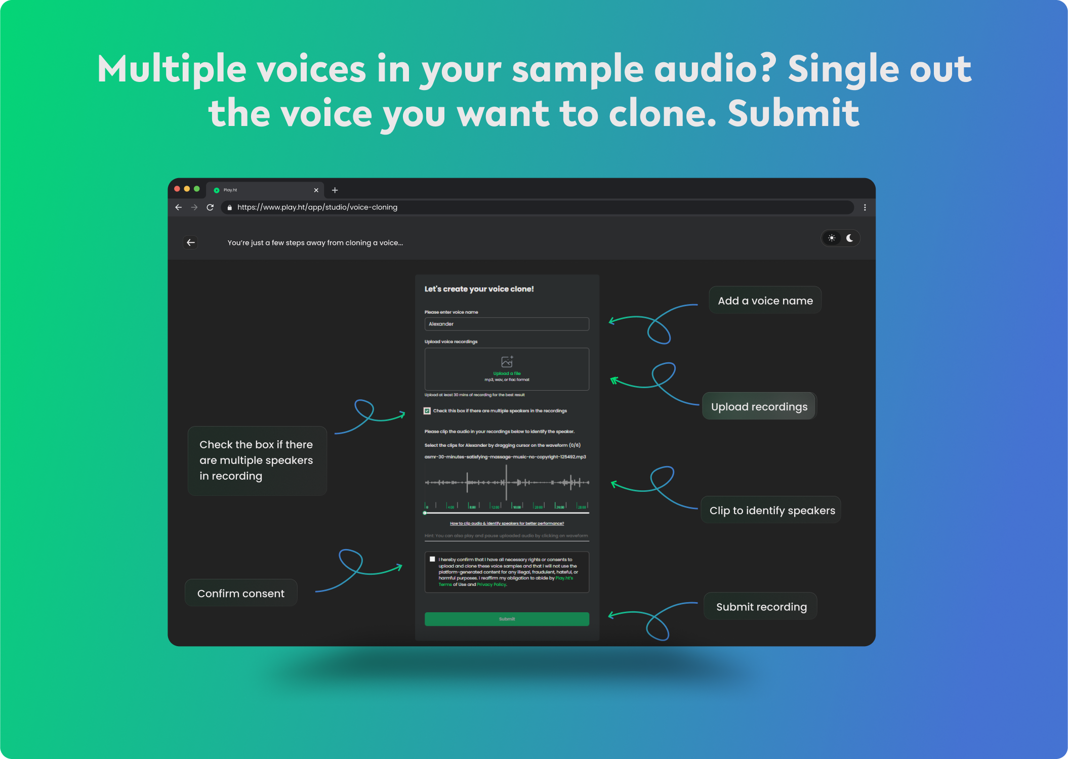 Play.ht - Clona una voce con soli 10 minuti di audio gratuitamente media 4