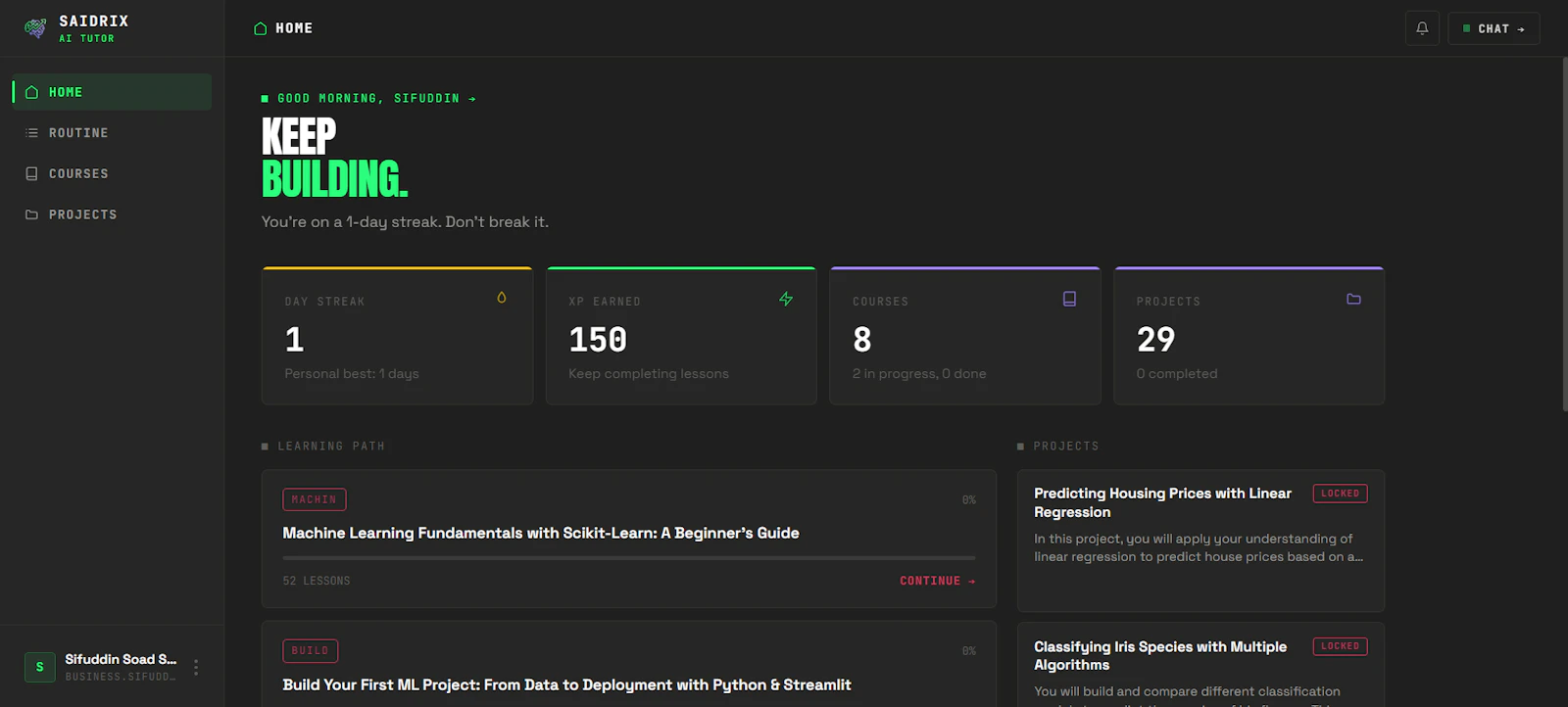 Saidrix AI Tutor screenshot 4