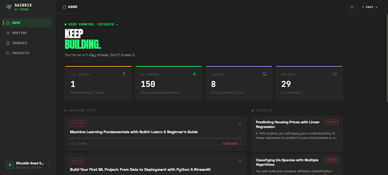 Saidrix AI Tutor screenshot 4