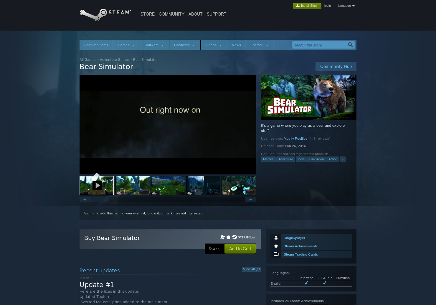 Bear Simulator gallery image