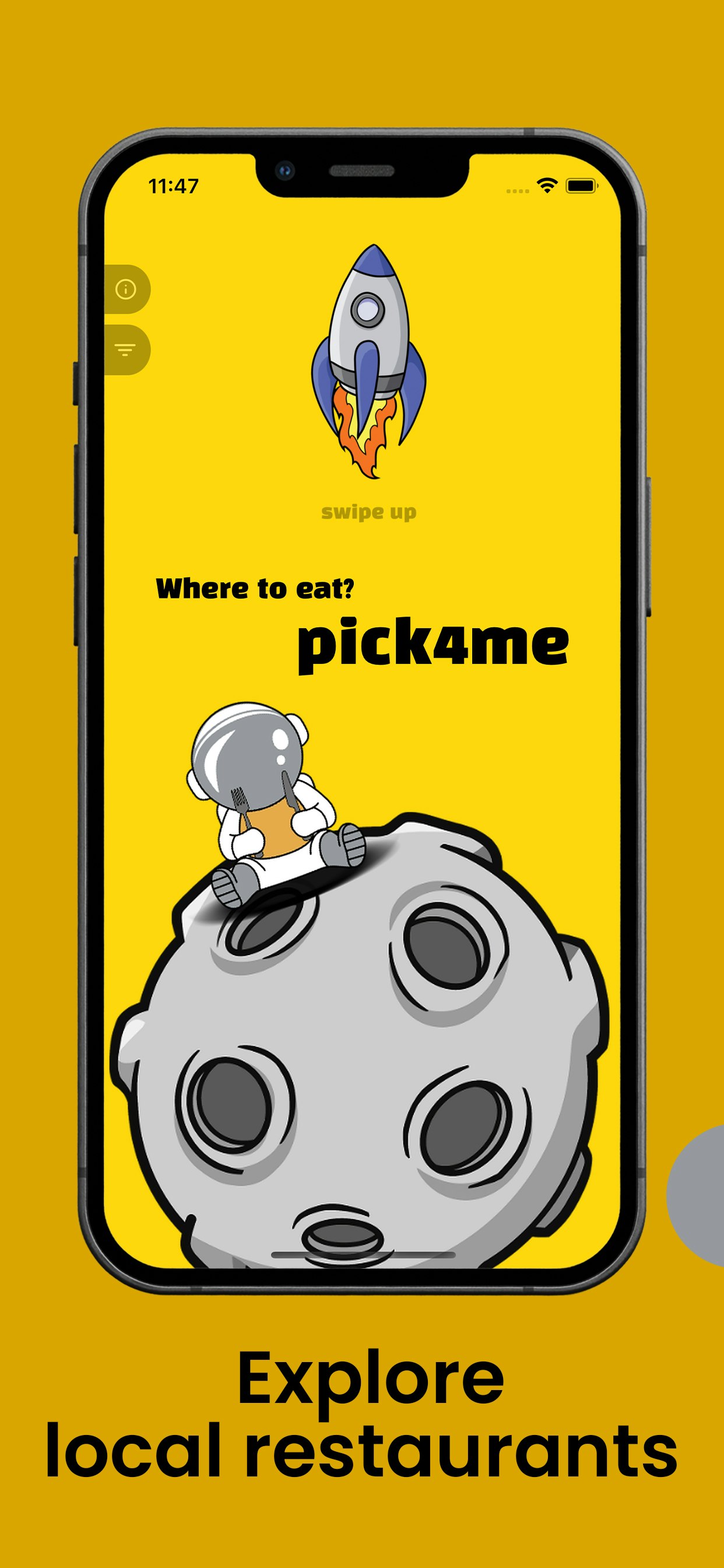 PICK4ME: Откройте для себя рестораны - Позвольте нам найти ваше следующее приключение для еды медиа 2