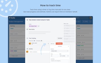 Trello Time Tracking Power-up gallery image