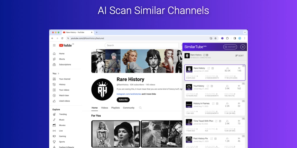 SimilarTube