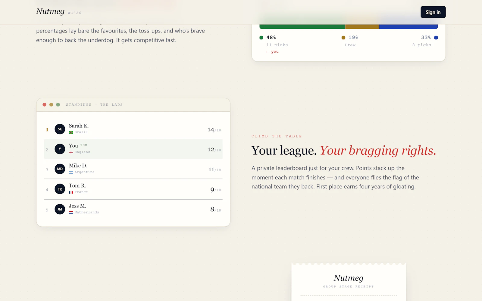 Nutmeg screenshot 3