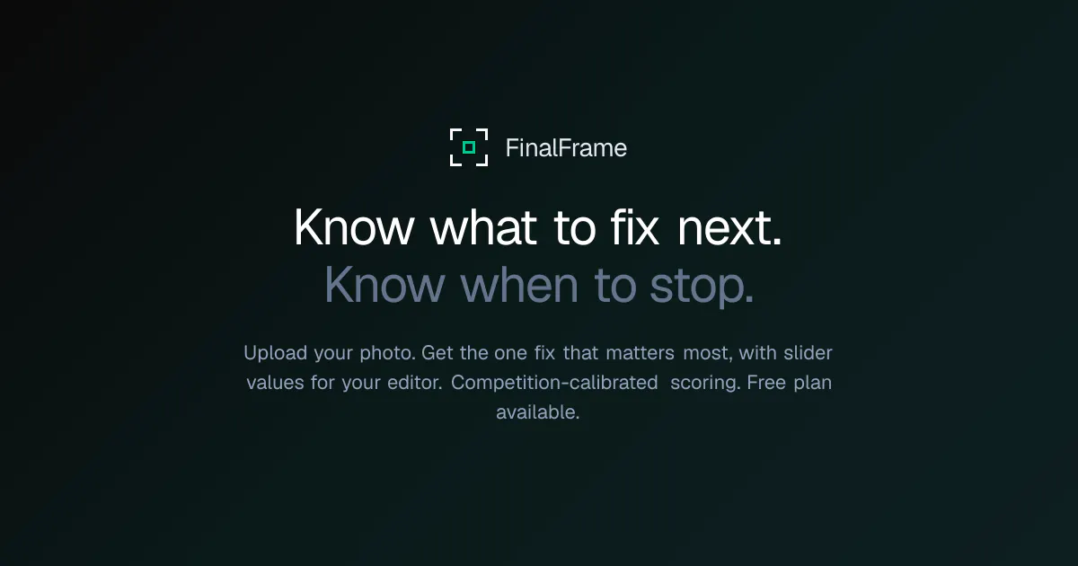 FinalFrame gallery image