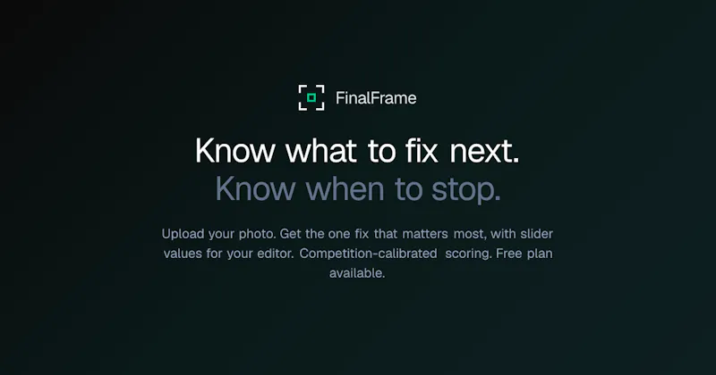 FinalFrame screenshot 2