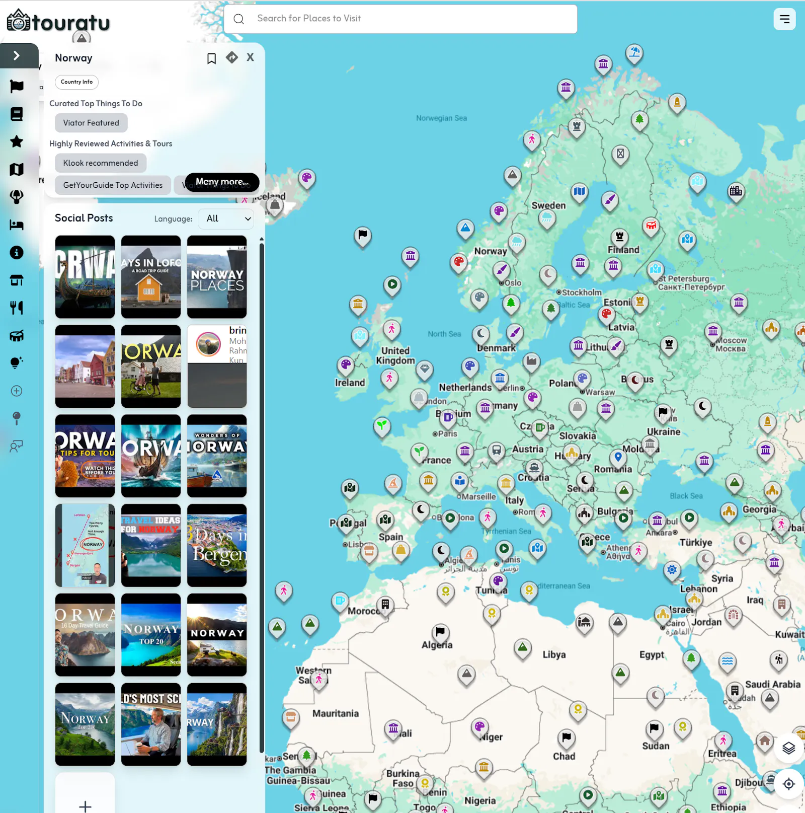 Touratu screenshot 2