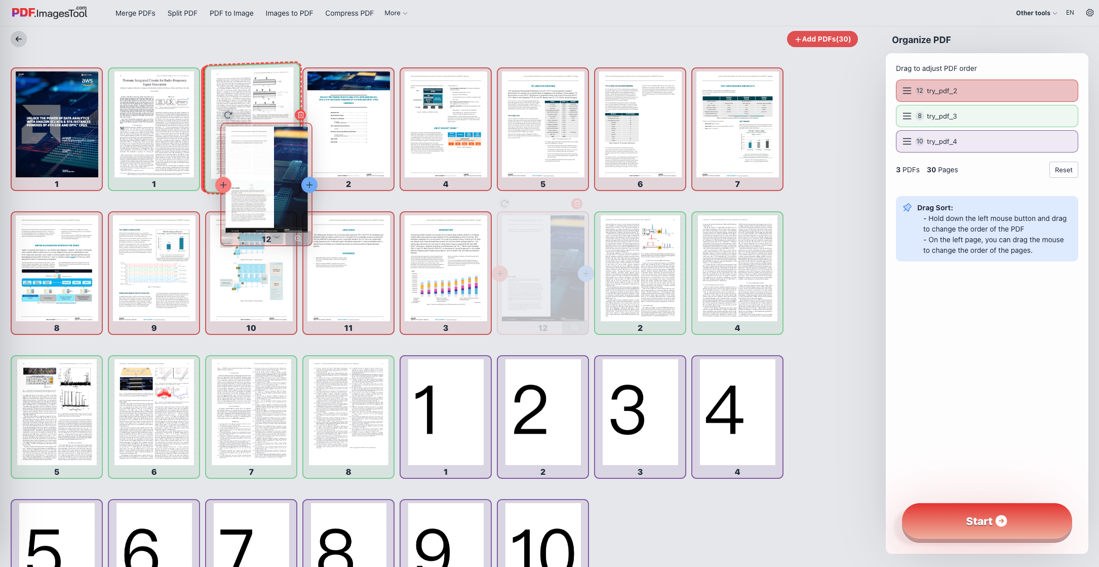 Security PDF Toolbox - Чистый фронт-end PDF-инструмент: без загрузки медиа 3
