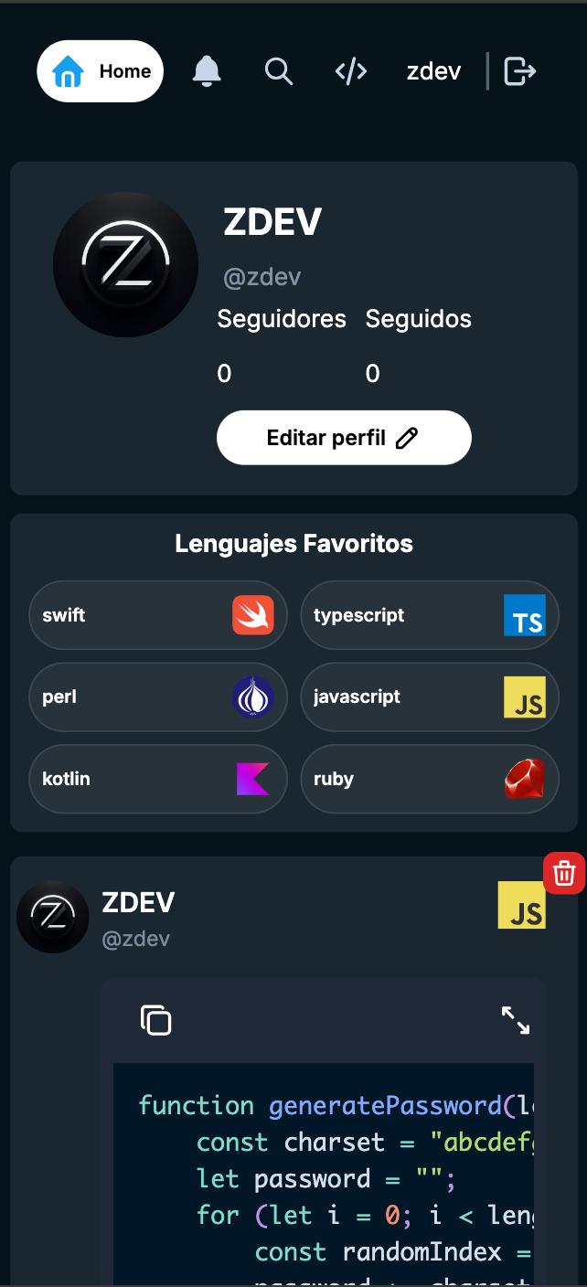 Zdev - ZDEV : 프로그래머와 창의적 사고를위한 소셜 네트워크. 미디어 3