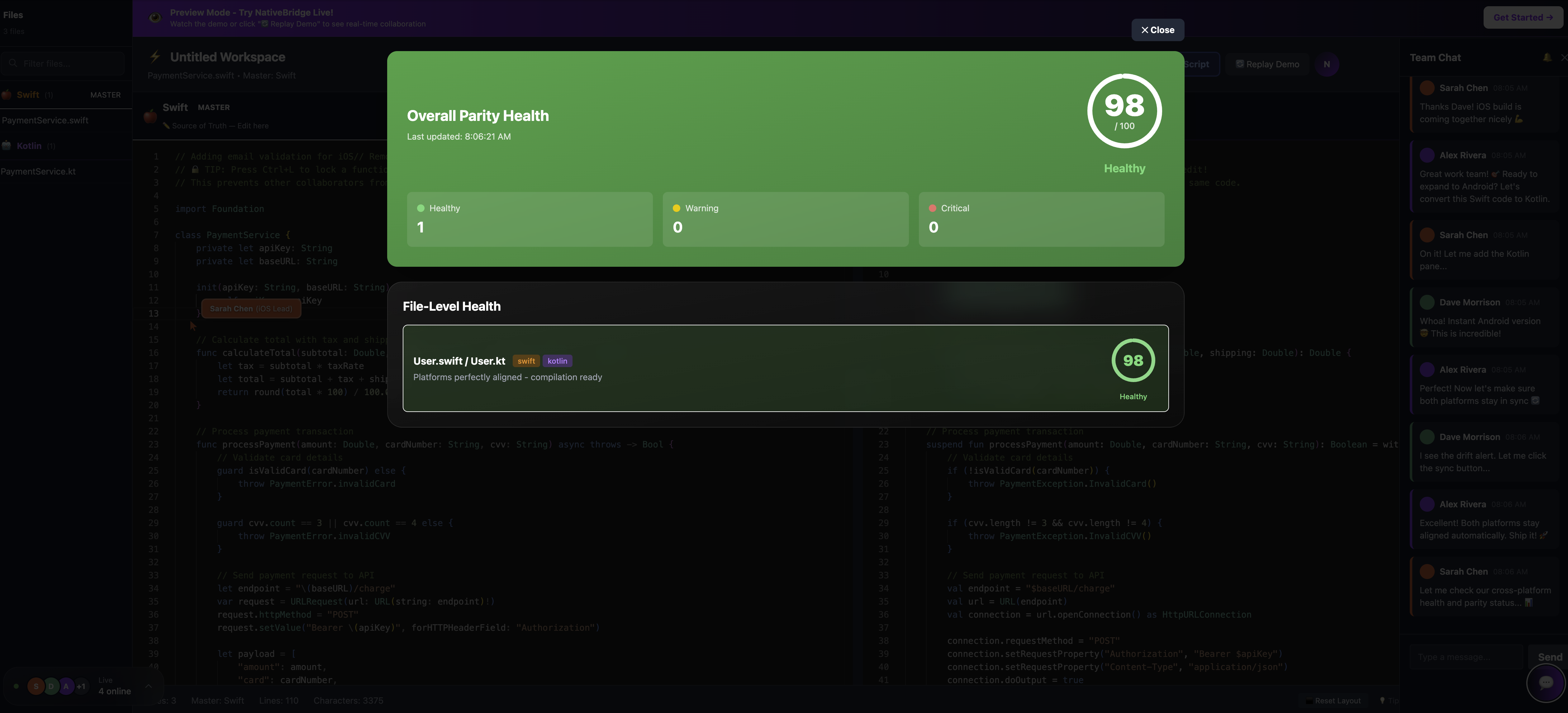 NativeBridge - Screenshot 3 showing product features and functionality