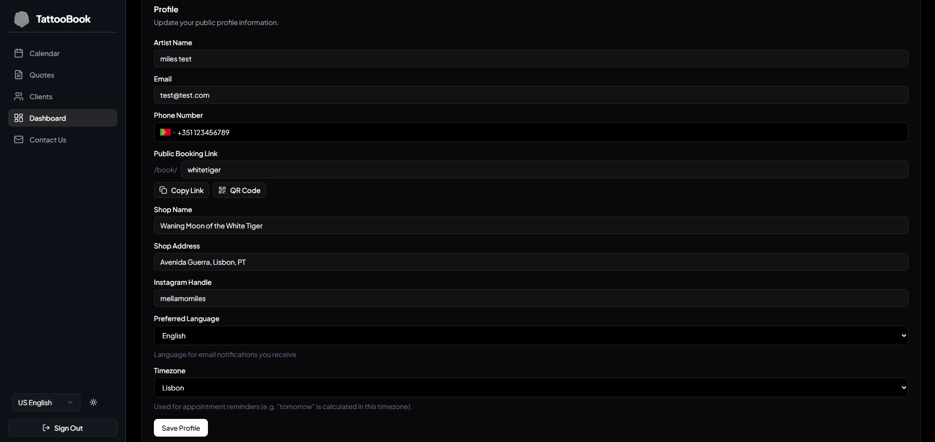 TattooBook - Screenshot 3 showing product features and functionality
