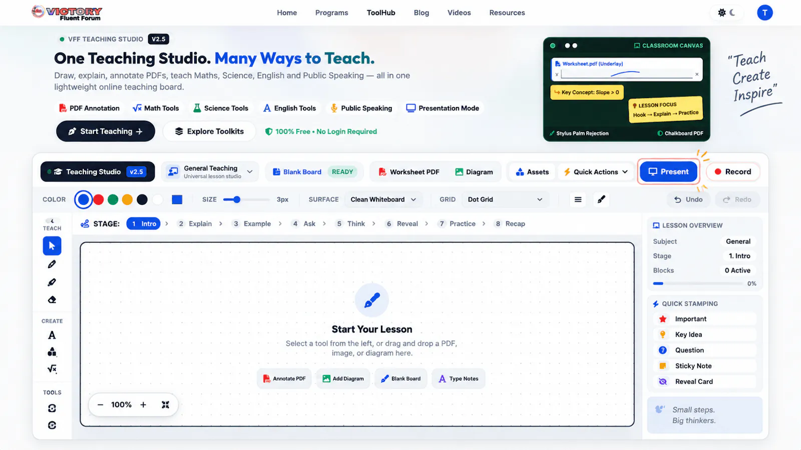 VFF Teaching Studio screenshot 2
