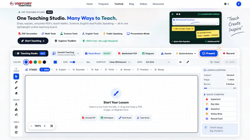 VFF Teaching Studio screenshot 2