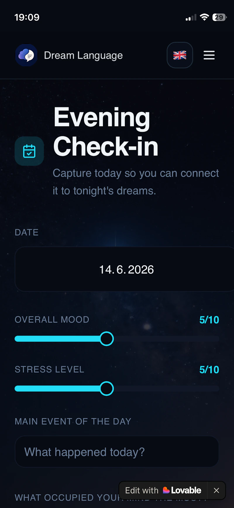 Dream language app screenshot 4