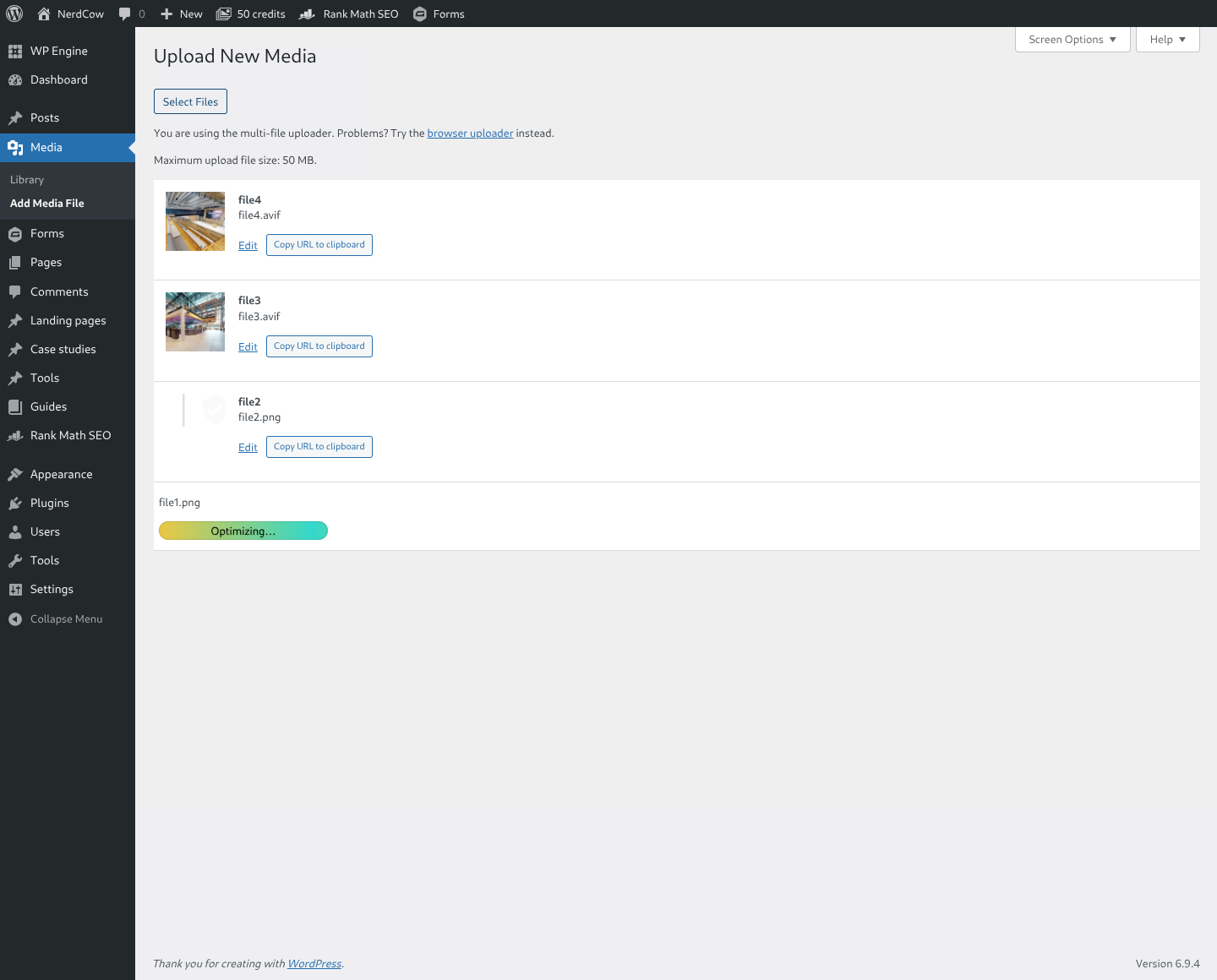 The Image Optimizer gallery image