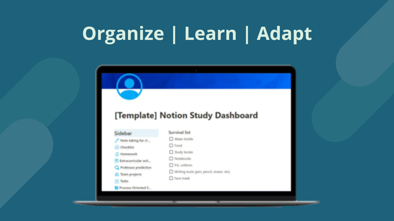 Notion Study Dashboard gallery image