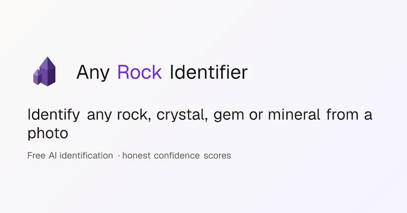 Any Rock Identifier screenshot 1