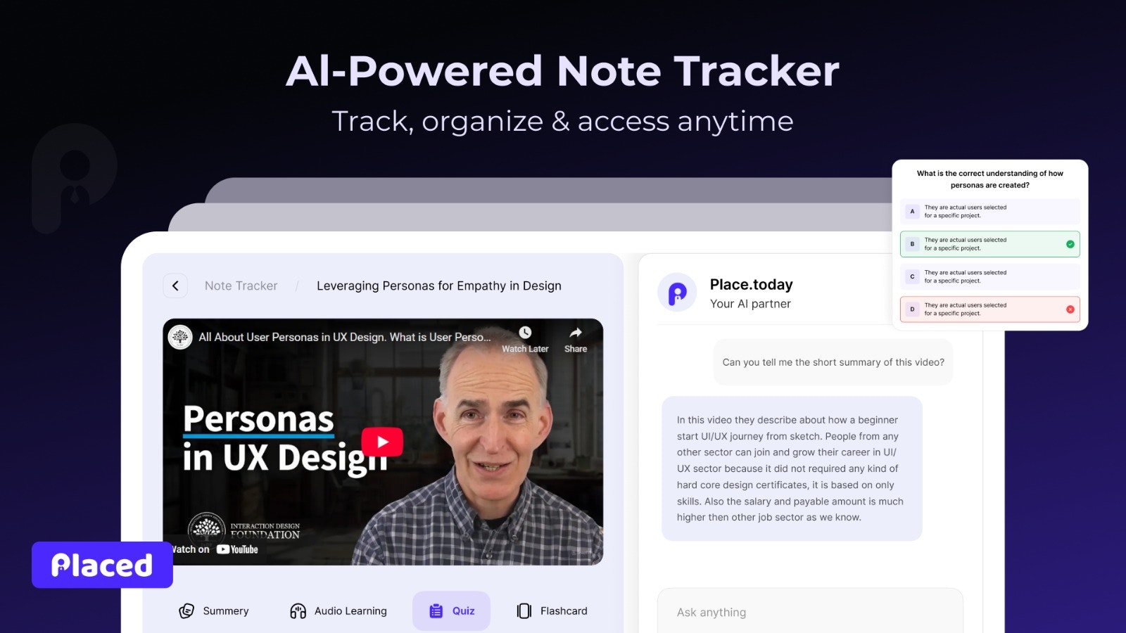 Smart Notes with AI - Consume knowledge at a pace that works best for youã¡ãã£ã¢3