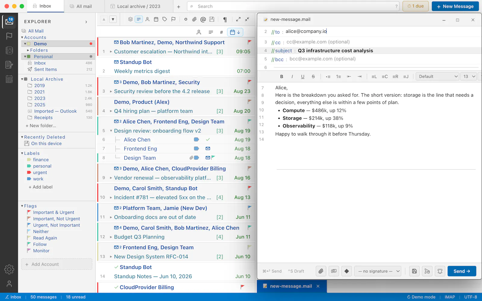 MailCode screenshot 9