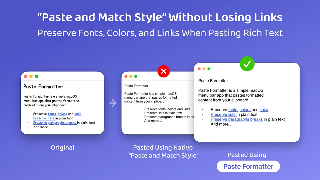 Paste Formatter product