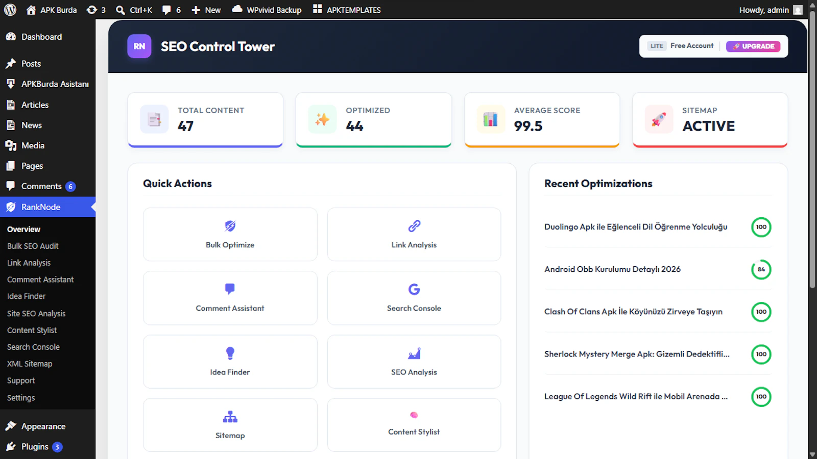 RankNode SEO screenshot 4