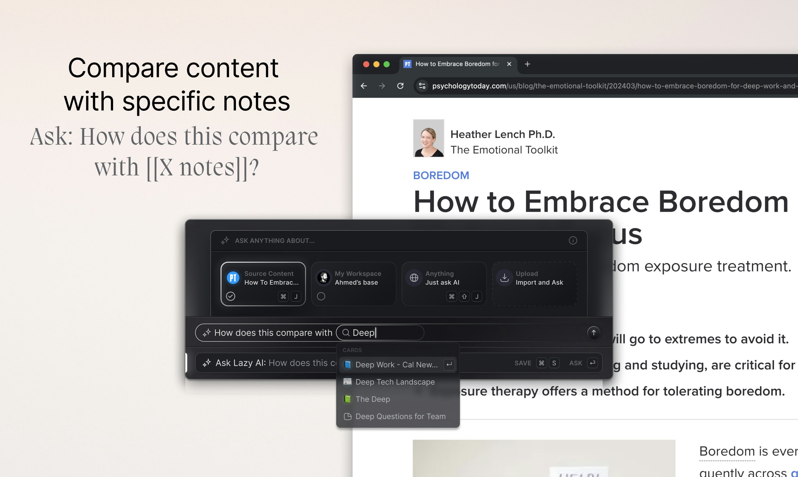 Média Paresseux – Capturez vers Notion - Un ⌘ raccourci pour capturer n'importe quoi directement dans Notion ⚡️ 7