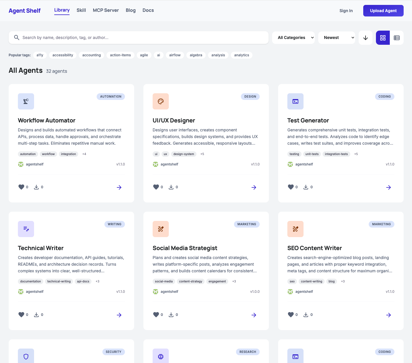 Agent Shelf gallery image