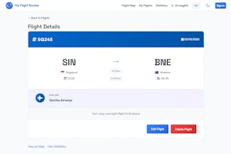 My Flight Routes gallery image