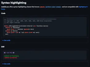matcha.css gallery image