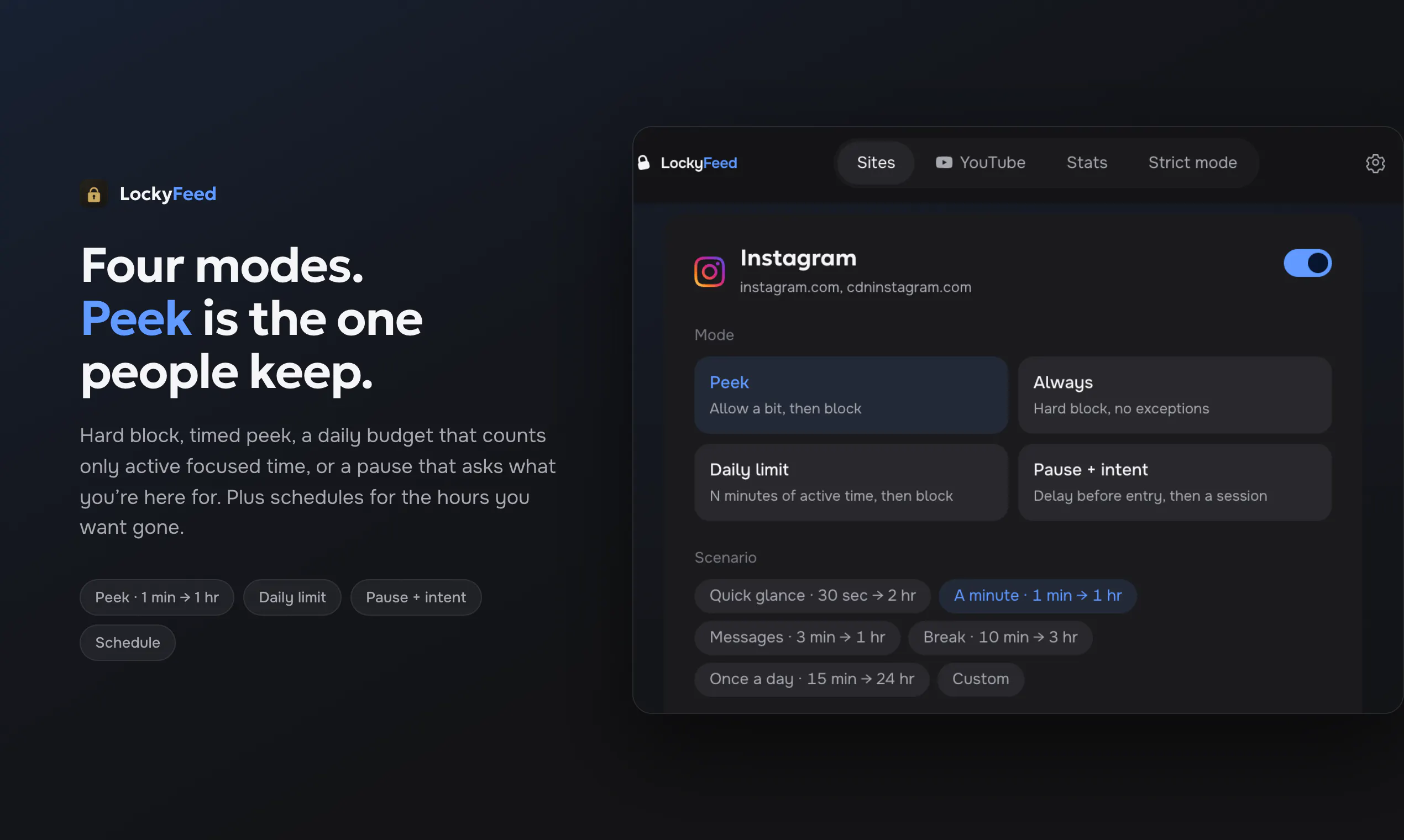 LockyFeed — a pause before the feed gallery image