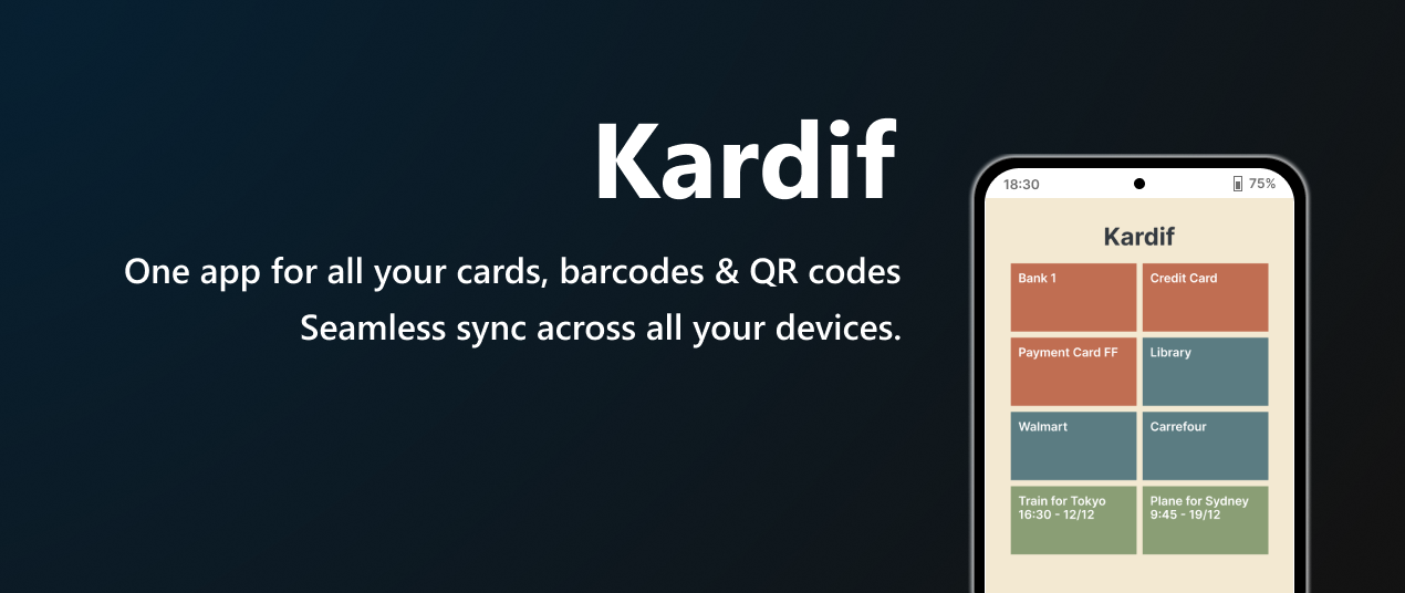 Kardif - Main product screenshot demonstrating key features and user interface