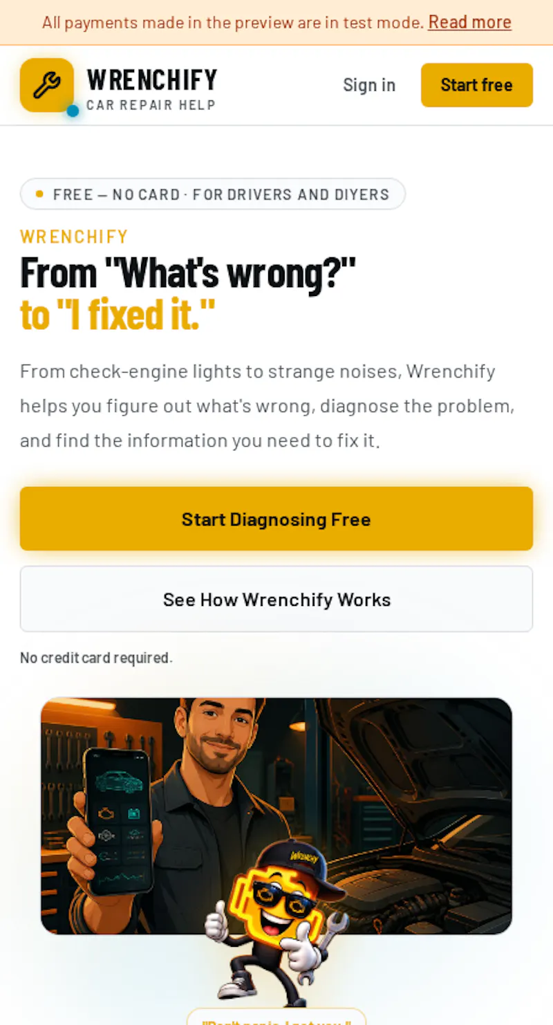 Wrenchify — Your Pocket Mechanic screenshot 2
