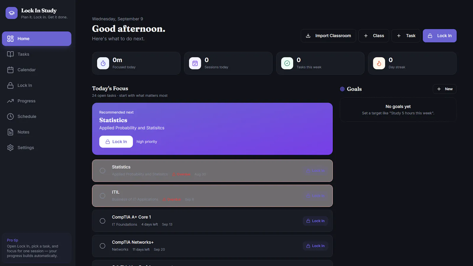 Lock In Study screenshot 3