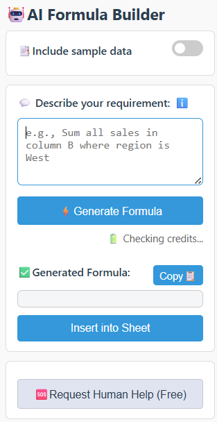 AI Formula Builder logo