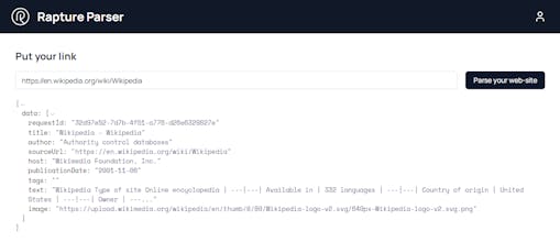 Rapture Parser gallery image