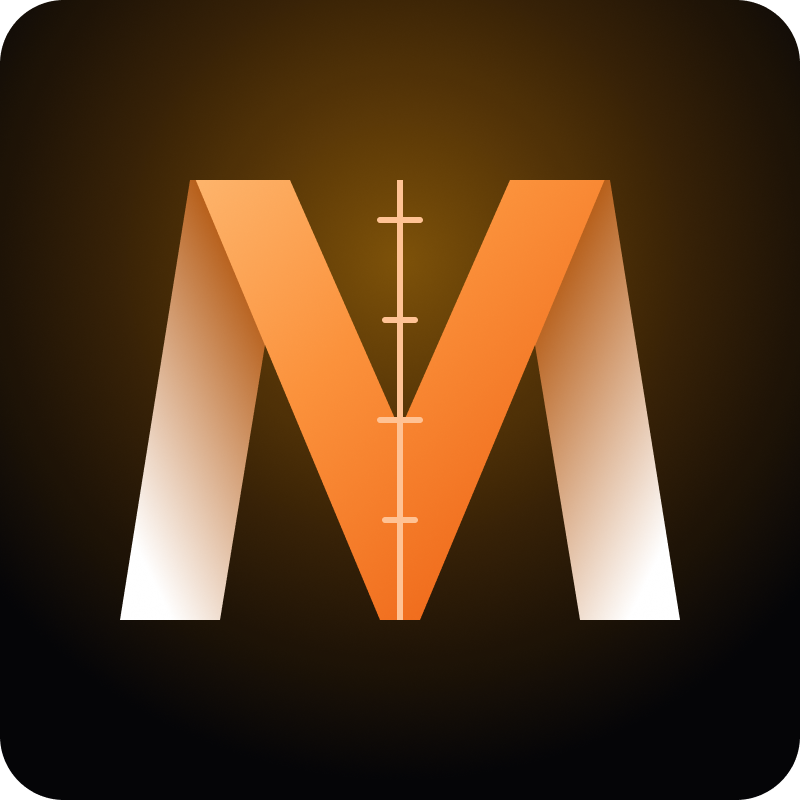 MeasureVertical - Product Hunt launch logo and brand identity