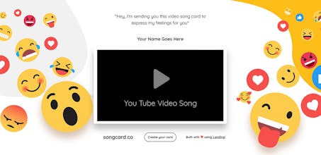 songcard.co by Landingi gallery image