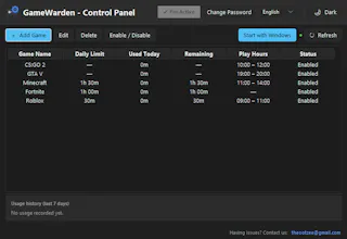 GameWarden — Parental Game Time Control gallery image