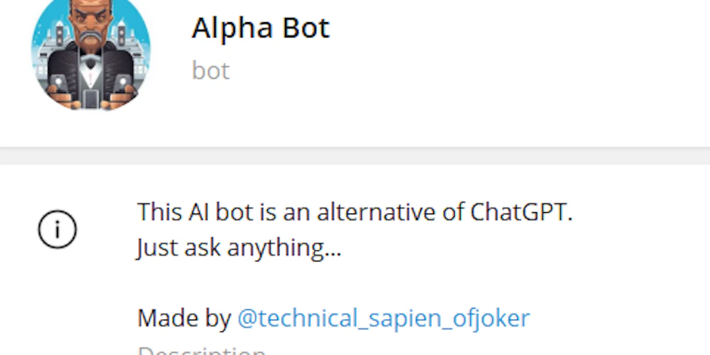 Alpha Bot: An AI bot alternate to ChatGPT, more handy | Product Hunt