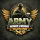 Army Height and Weight Calculator