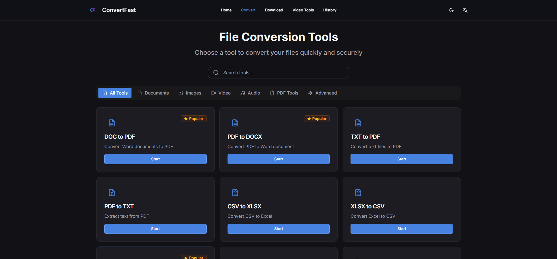 ConvertFast - Screenshot 2 showing product features and functionality