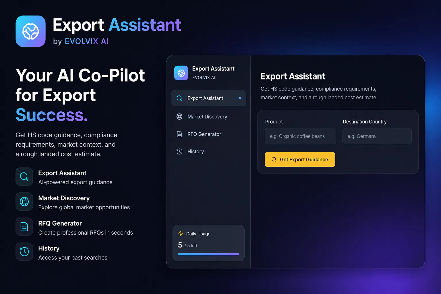 Export Assistant by Evolvix AI gallery image