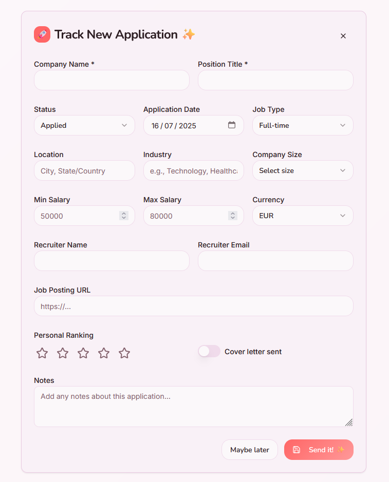 Terra - Il tuo accogliente tracker di applicazioni di lavoro media 4