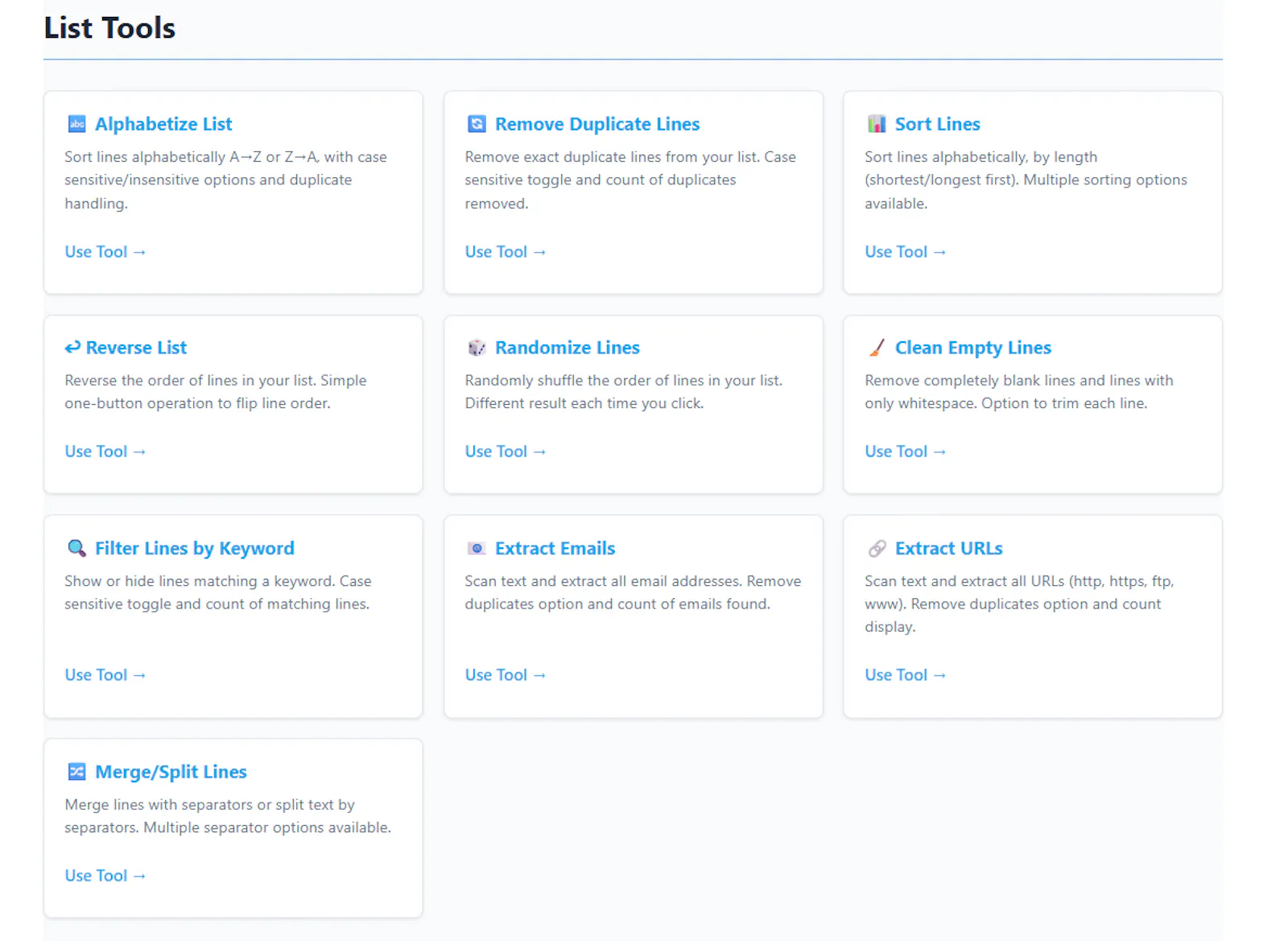 FixYourText - 22+ Free Text Tools screenshot 3