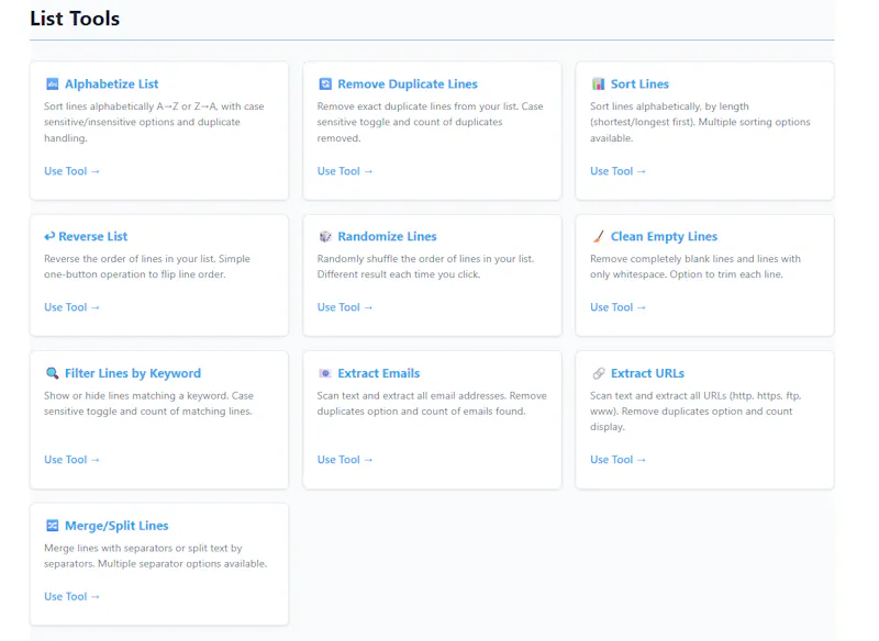 FixYourText - 22+ Free Text Tools screenshot 3
