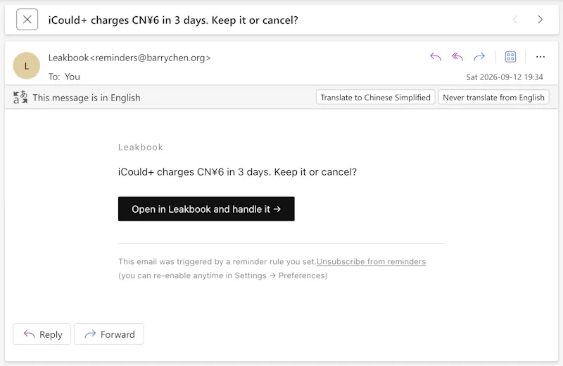 Leakbook screenshot 6