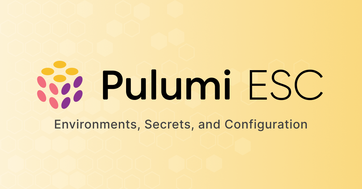 PULUMI ESC media 2