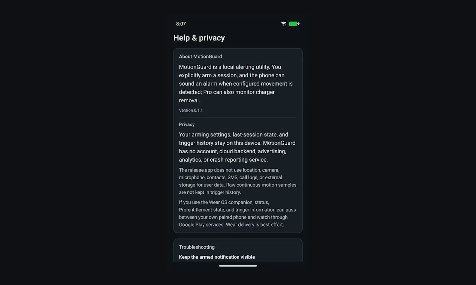 MotionGuard screenshot 6