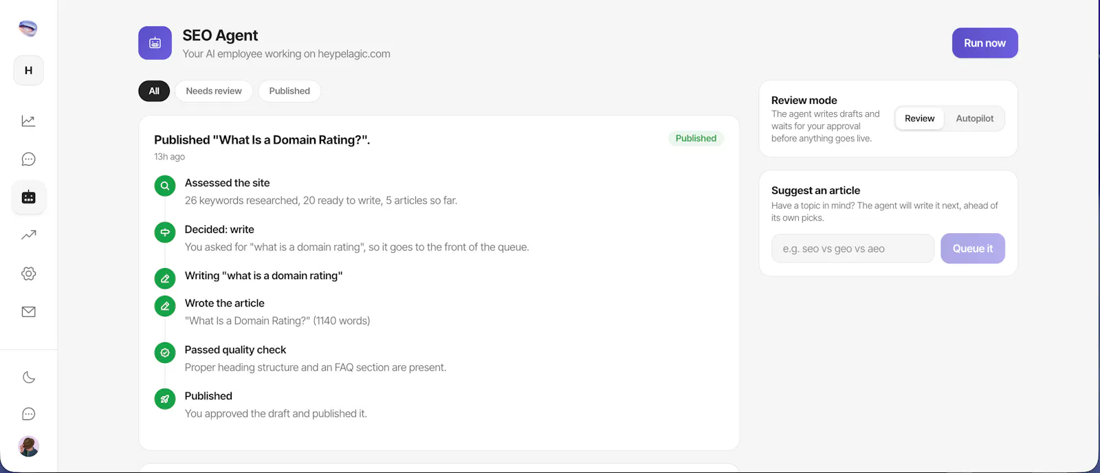 Pelagic Analytics screenshot 4